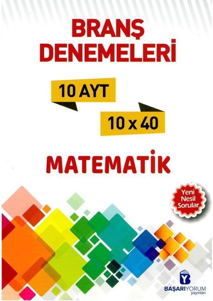 Başarıyorum Yayınları Ayt Matematik Denemeleri