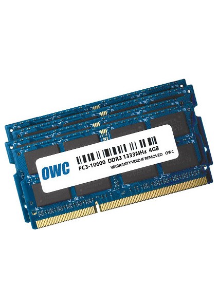 Owc 16 GB (4 x 4 GB) 1333MHz DDR3 So-Dimm PC3-10600 204 Pin