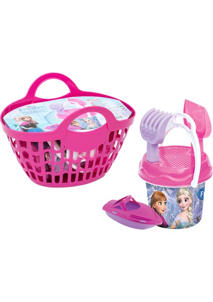 Frozen Sepetli Plaj Set