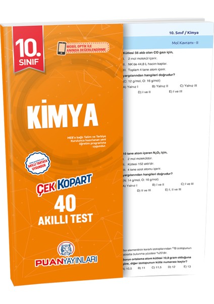 10. Sınıf Kimya Akıllı Test