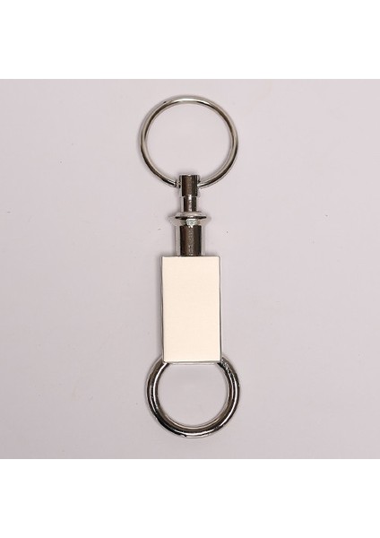 Çelik Gümüş Rengi Anahtarlık