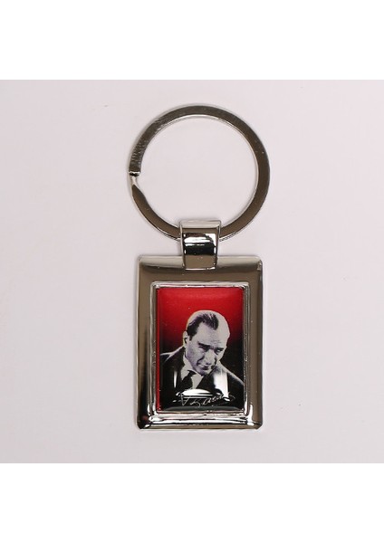 Atatürk Temalı Anahtarlık Çelik