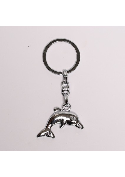 Yunus Figürlü Gümüş Rengi Metal Anahtarlık