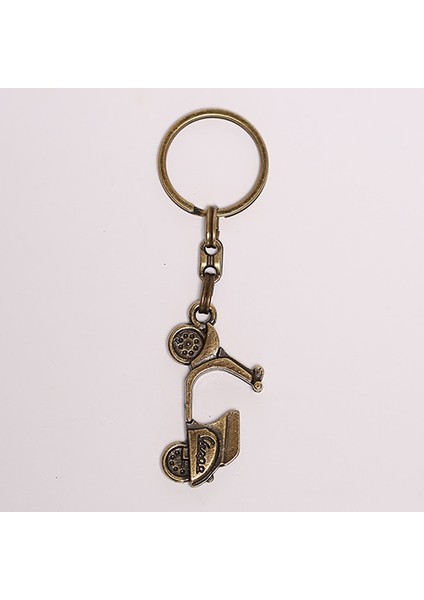 Scoter Motor Figürlü Bronz Rengi Anahtarlık