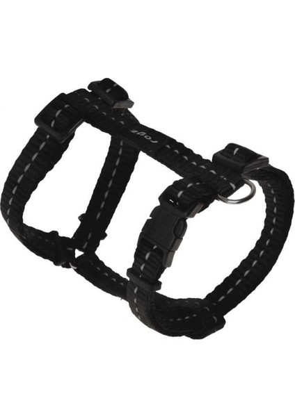 Köpek Göğüs Tasması Siyah Small 11 Mm 23-37 Cm