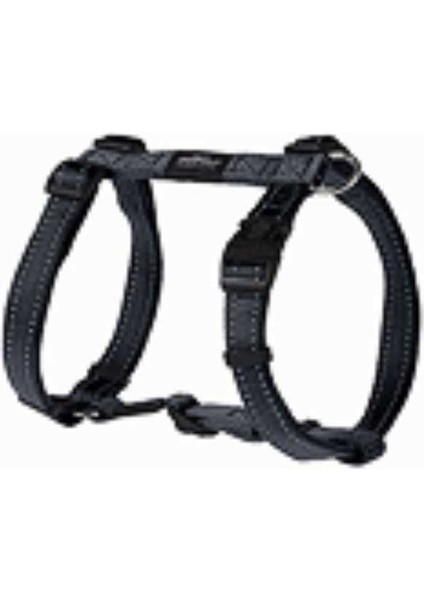 Köpek Göğüs Tasması Siyah Large 20 Mm 53-76 Cm