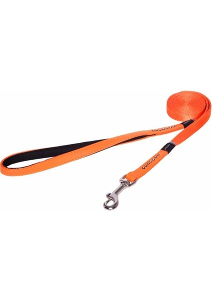 Köpek Uzatma Taşlı Turuncu Small 13 Mm 180 Cm