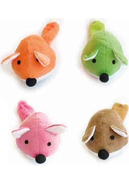 Köp.Oy.Sesli Peluş Tilkilr 35*10*9,5Cm Pem-Yeş-Tur