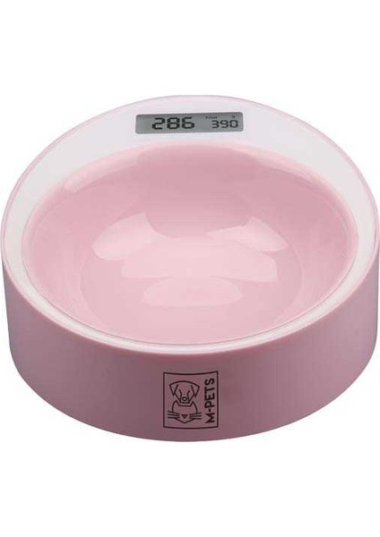 Köpek Elektronik Tartılı Mama Su Kabı Pembe Max2Kg