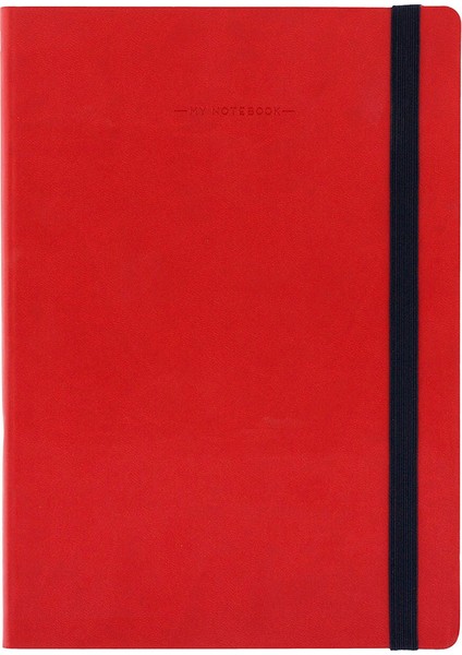 Defter Lg My Notebook Large Çizgisiz Kırmızı