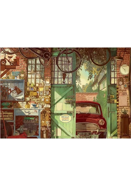 Puzzle 1500 Parça Old Garage Arly Jones 18005