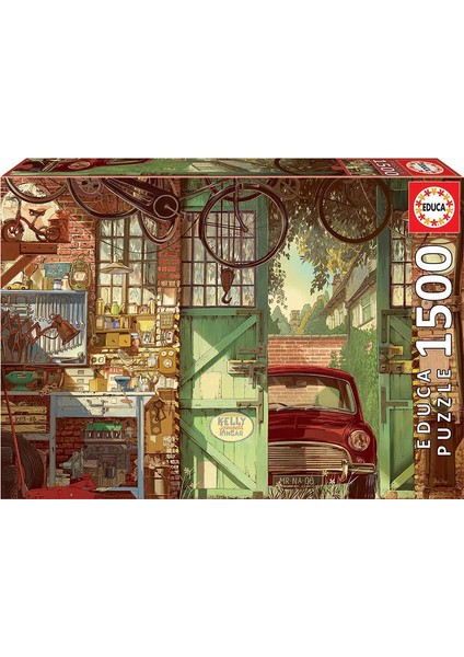 Puzzle 1500 Parça Old Garage Arly Jones 18005