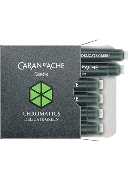 Caran d'Ache Dolmakalem Kartuşu Delicate Green 6'lı