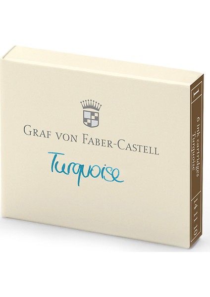 Graf Von Faber Castell Dolma Kalem Kartuşu Turkuaz 141110