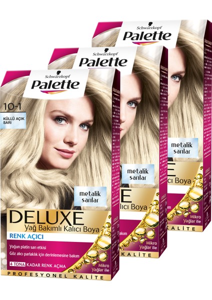 Deluxe 10-1 Küllü Açık Sarı x 3 Adet