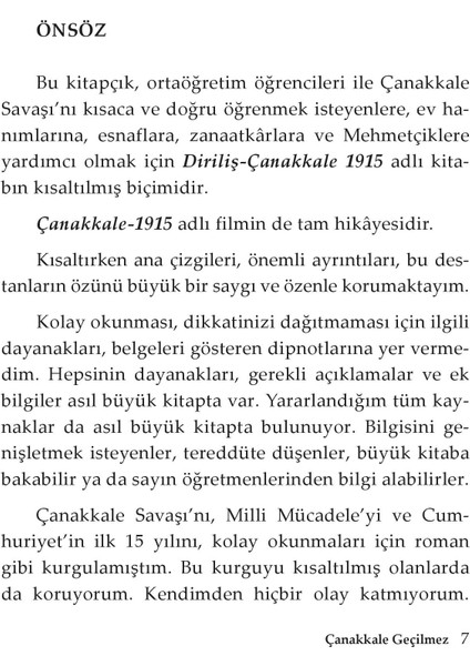 Çanakkale Geçilmez - Turgut Özakman