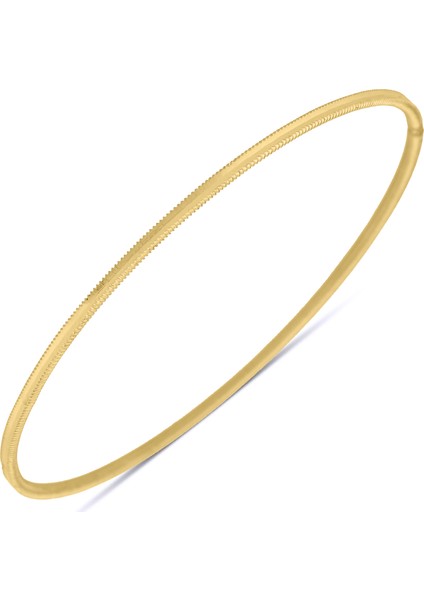 8 gram 22 ayar Altın Oluklu Ajda Bilezik