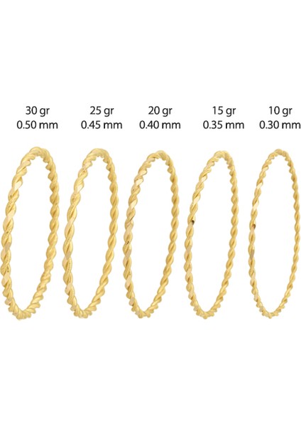 30 gram 22 Ayar 2’li Burma Altın Bilezik modelleri