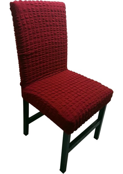Bürümcük Sandalye Kılıfı 6'lı Takım Bordo