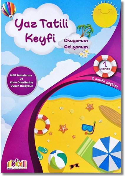 Key 1. Sınıf Yaz Tatili Keyfi + Fasikül Soru Bankası (2. Sınıfa Geçtim)