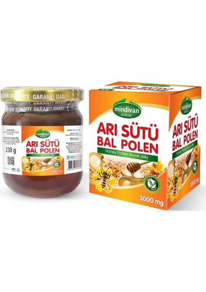 Arı Sütü Bal Polen (Bebe) 230 gr