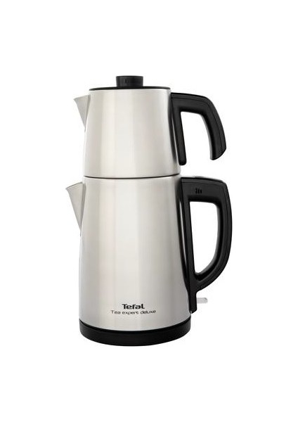 BJ5098TR Tea Expert Deluxe 1650 Watt Paslanmaz Çelik - Inox Demlikli Çay Makinesi [ Gri ] - 9100036096