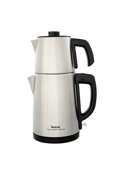 BJ5098TR Tea Expert Deluxe 1650 Watt Paslanmaz Çelik - Inox Demlikli Çay Makinesi [ Gri ]  -  9100036096