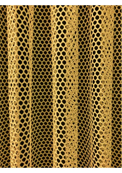 Lüx Avangart Hardal Pilesiz Düz File Tül Perde - 500x280 cm fiyatları