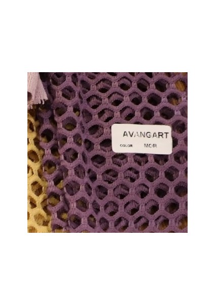 Lüx Avangart Mor Pilesiz Düz File Tül Perde - 550x280 cm modelleri