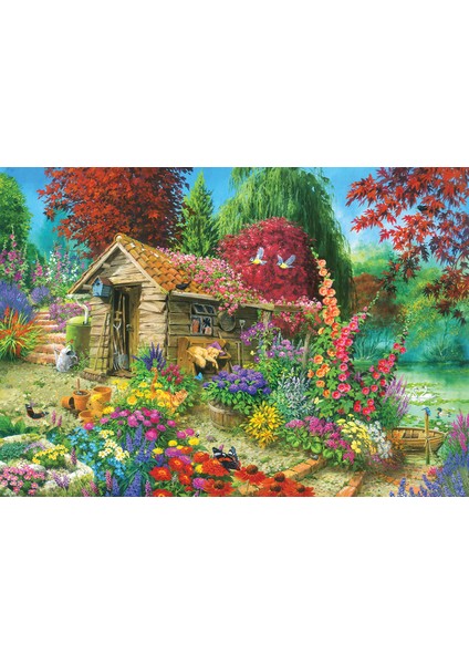 Çiçekli Bahçe 1500 Parça Puzzle - John Francis