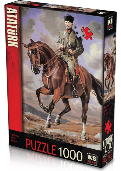 KS Games 1000 Parça Puzzle Gazi Mustafa Kemal Sakarya Adlı Atıyla