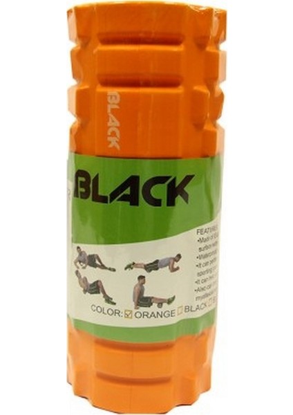 Blk 76T Black Tırtıklı Foam Roller