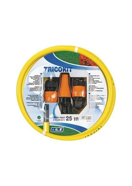 Hortum Tri̇Cogi̇ 1/2" 25M Adaptör Ki̇Tli̇