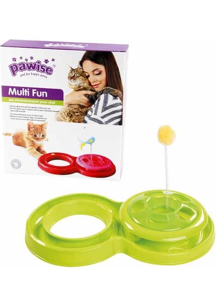 Plastik Parkur Oyuncak Great Fun Cat Toy