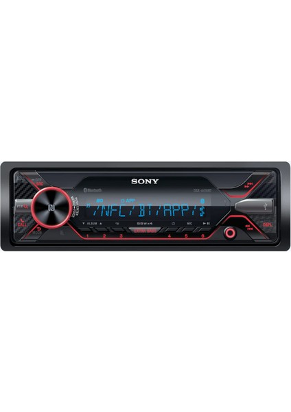 Dsx-A416Bt Çift Bluetoohlu 55X4 Watt,Usb-Aux İpod-İphone Uyumlu Oto Teyp