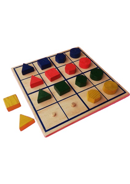 Sudoku Şekillerle Ve Renklerle