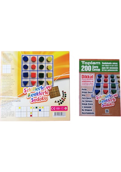Sudoku Şekillerle Ve Renklerle