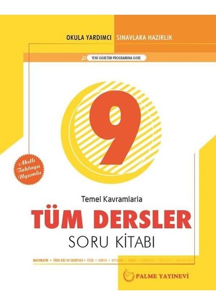 Palme Yayıncılık 9. Sınıf Tüm Dersler Soru Ki̇tabı