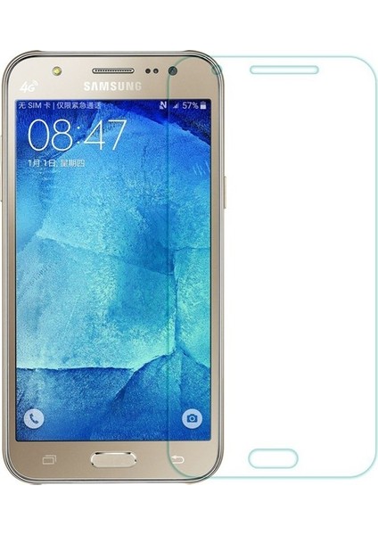 Samsung Galaxy J7 Prime Nano Ekran Koruyucu Cam + Şeffaf Silikon Kılıf