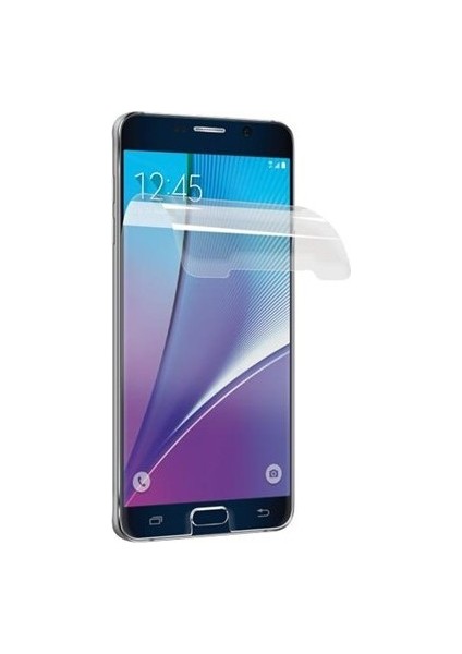 Samsung Galaxy Note 5 Nano Ekran Koruyucu Cam + Şeffaf Silikon Kılıf