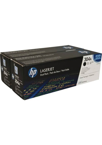 304A-CC530AD Siyah Toner İkili Paket