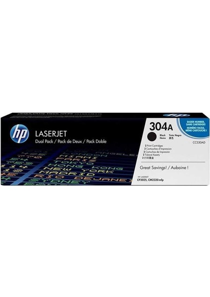 304A-CC530AD Siyah Toner İkili Paket fiyatları