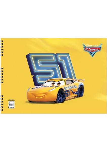 Cars 25*35 15 Yp.Resim Defteri