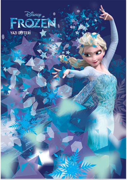 Güzel Yazı Defteri A5 (Eğik Kılavuz Çizgili) Frozen 1 Adet
