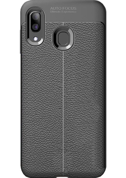 Samsung Galaxy A20 Leather Tpu Silikon Kılıf