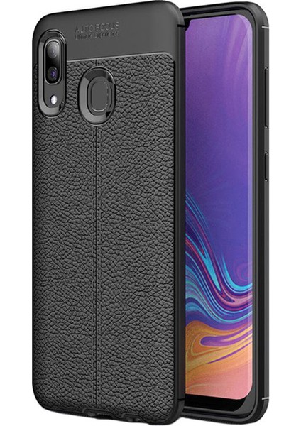 Samsung Galaxy A20 Leather Tpu Silikon Kılıf