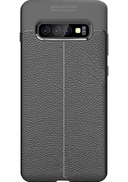 Samsung Galaxy S10 Plus Leather Tpu Silikon Kılıf