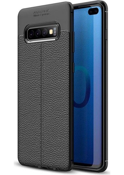 Samsung Galaxy S10 Plus Leather Tpu Silikon Kılıf