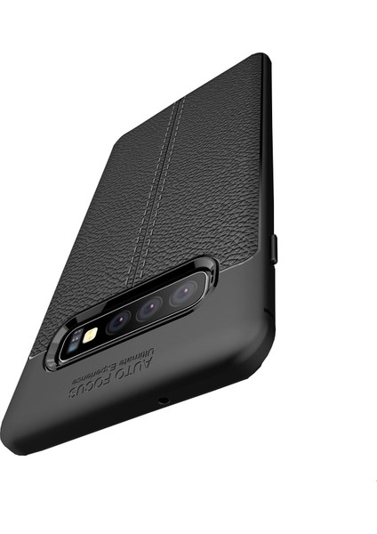 Samsung Galaxy S10 Plus Leather Tpu Silikon Kılıf