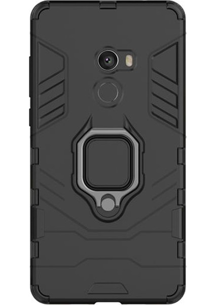 Xiaomi Mi Mix 2 Batman Serisi Yüzük Standlı Armor Kılıf